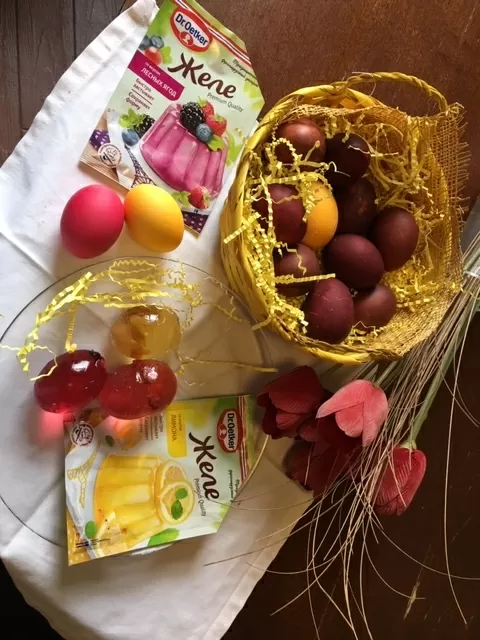 Желейные яйца к Светлому празднику Пасхи вместе с Dr.Bakers фото