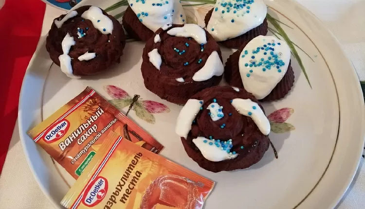 Шоколадные капкейки