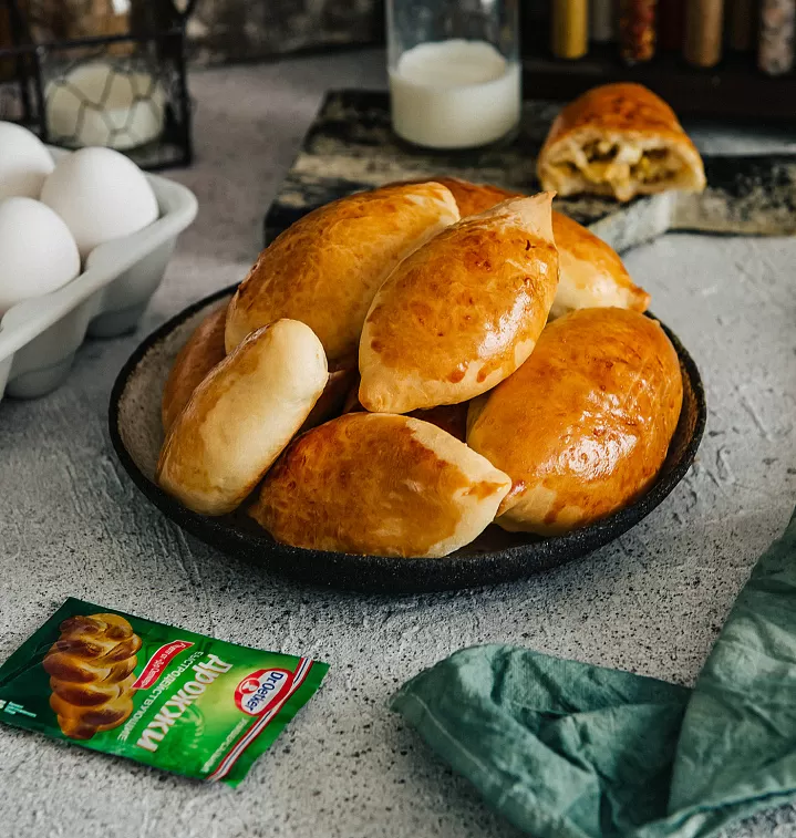 Пирожки с капустой домашние румяные фото рецепта