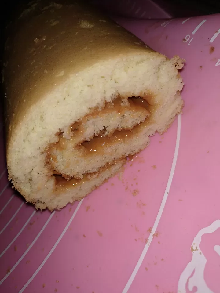 Рулет со сгущенкой фото рецепта