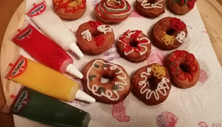 Пончики с глазурью