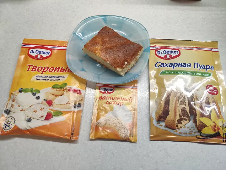 Муссовая творожная запеканка  фото