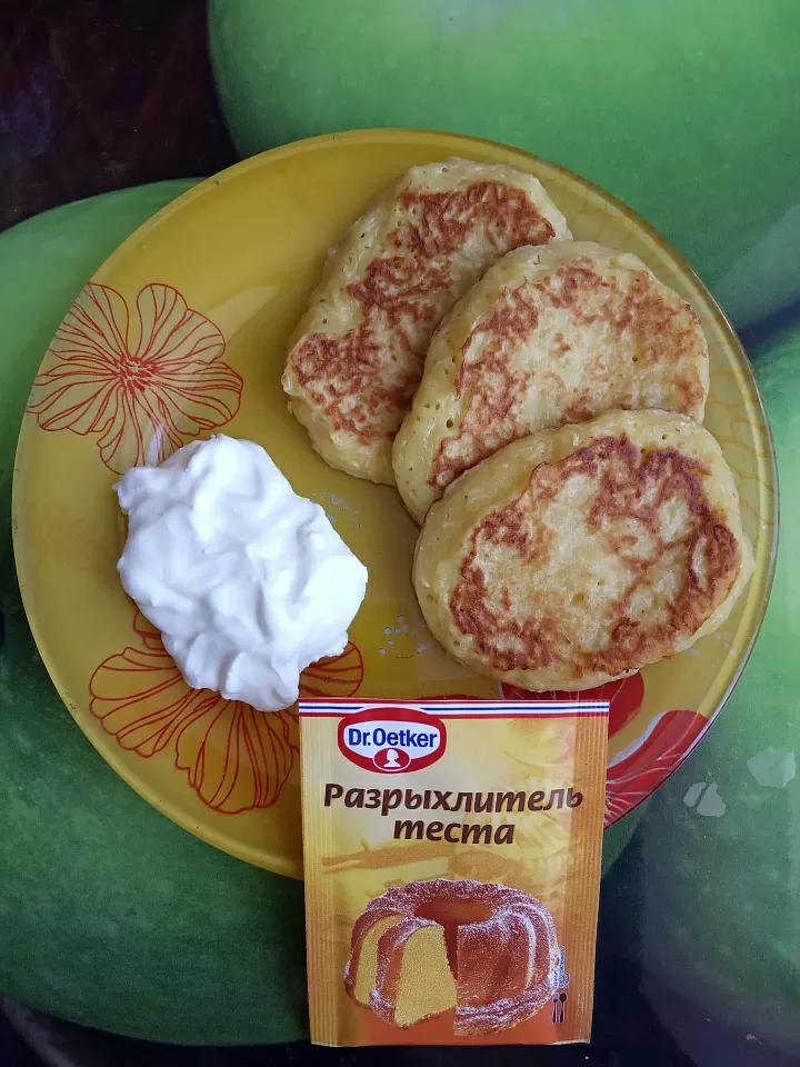 Оладушки из кабачков фото