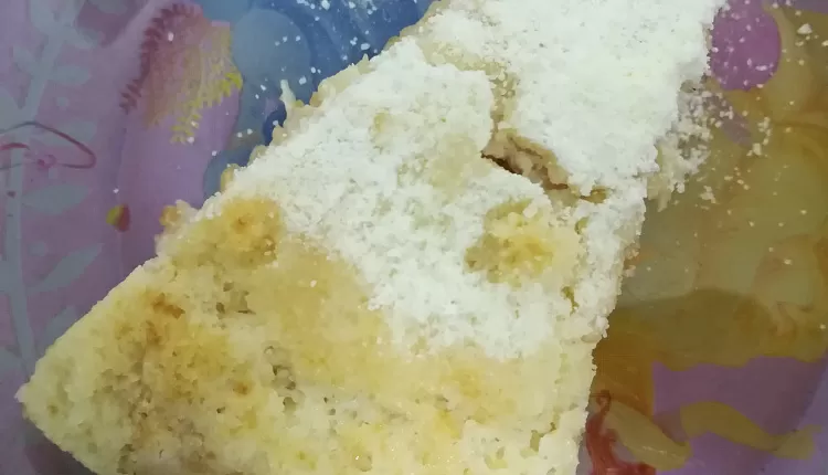 Насыпной пирог с яблоками