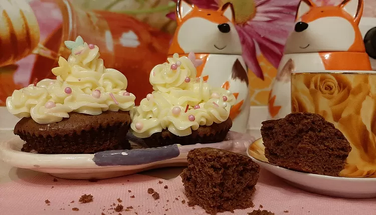 Шоколадные капкейки