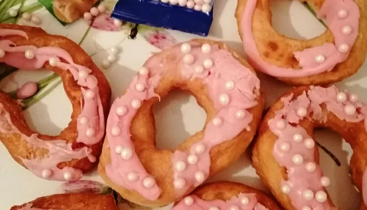Пончики с глазурью