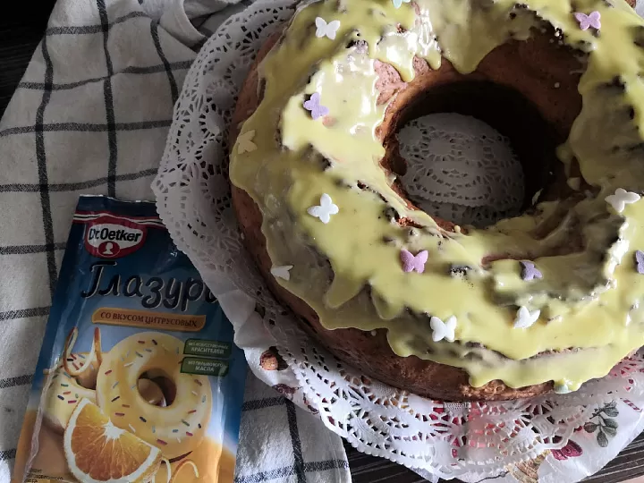 Апельсиновый кекс фото