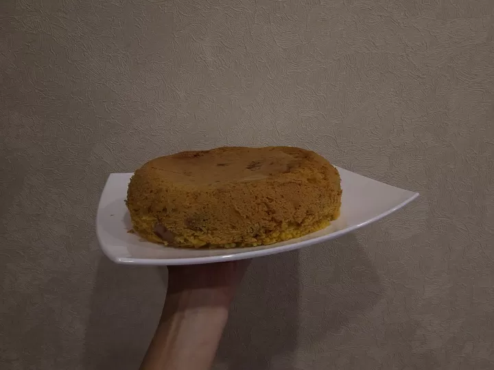 шарлотка классическая с вишней фото