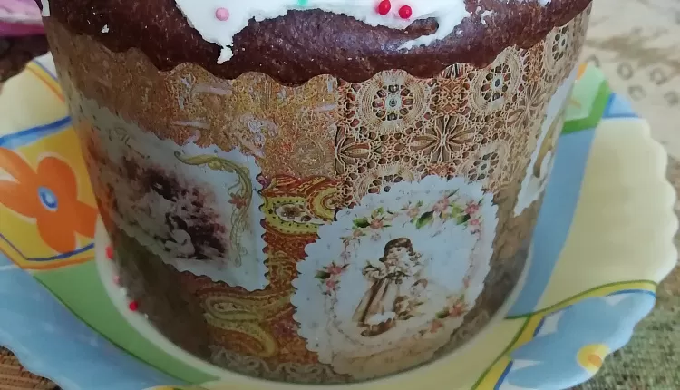 Творожный пасхальный кулич