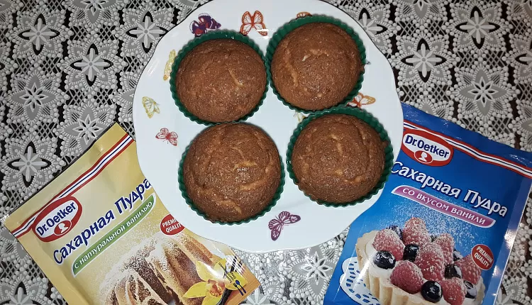 Творожные кексы в формочках
