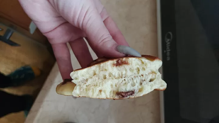 Оладушки с шоколадом фото рецепта