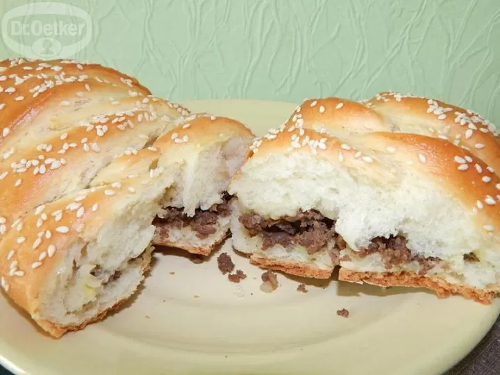 Косичка мясная фото рецепта