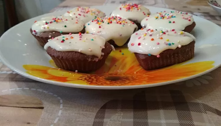 Шоколадные капкейки