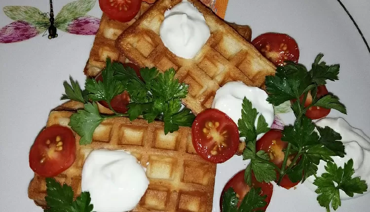 Овощные вафли