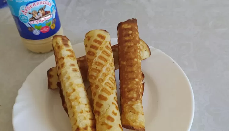 Вафельные трубочки со сгущенкой