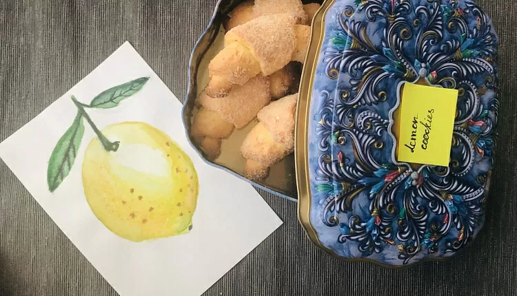 Лимонные рогалики