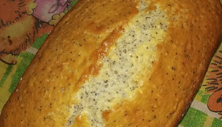 Кекс маковый с корицей