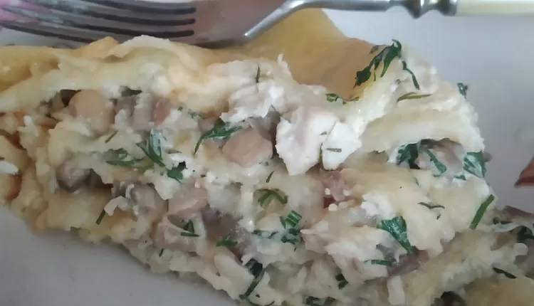 Печеночный блинный тортик