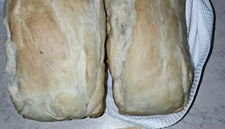 Домашние пышные батоны