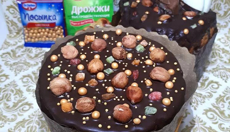 Творожный пасхальный кулич