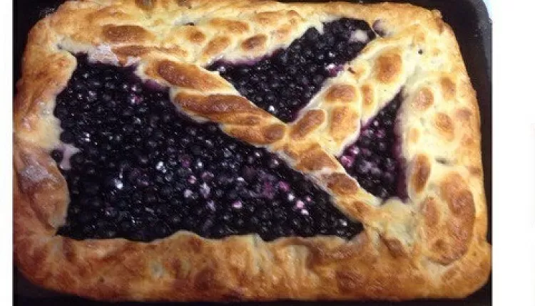 Черничный пирог
