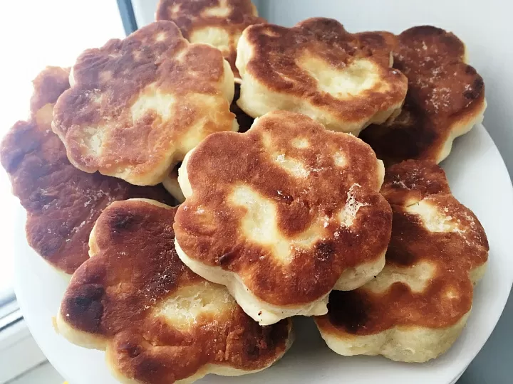 Пышки на кефире фото рецепта