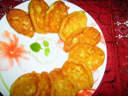Картофельные оладьи фото