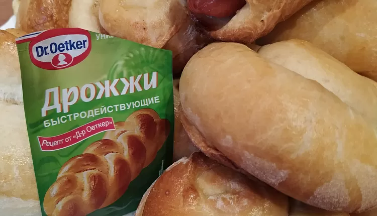Дрожжевое тесто из 5 компонентов