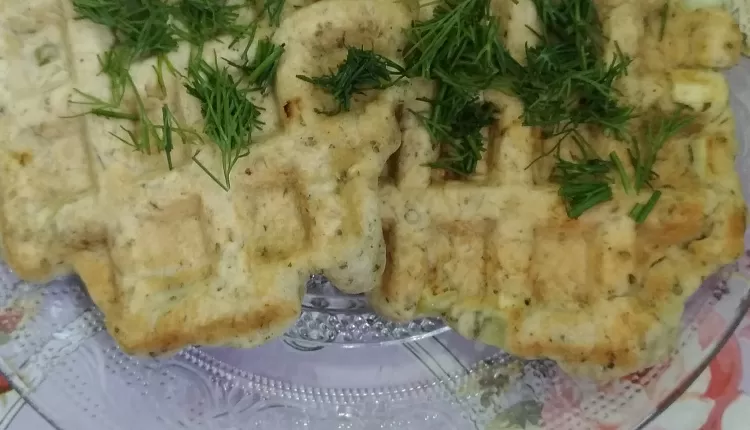 Овощные вафли