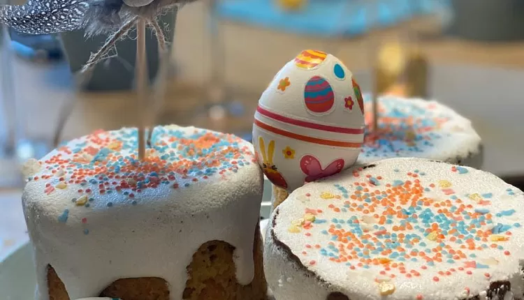 Творожный пасхальный кулич