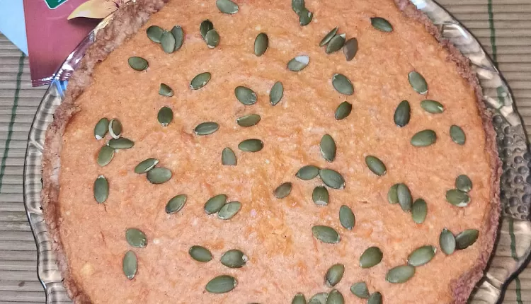 Заливной пирог с курицей и грибами 