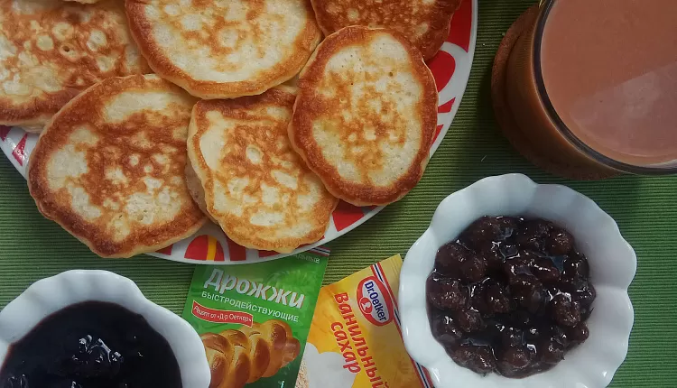 Оладьи дрожжевые