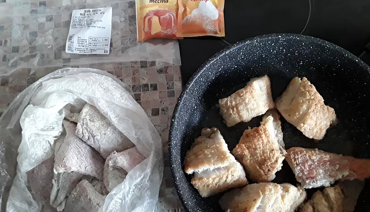 Филе рыбы в панировке