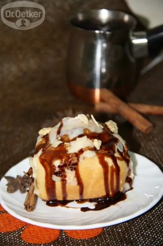 Cinnabon с корицей и шоколадом фото