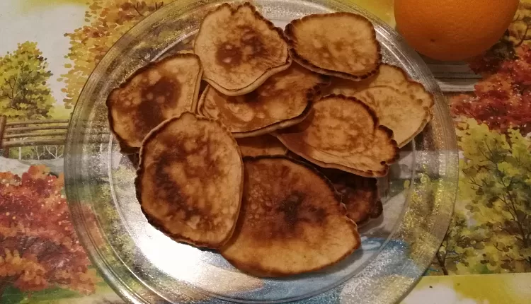 Оладушки на молоке