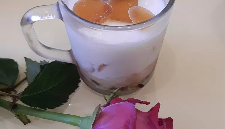 Каша с желе (ленивая овсянка)