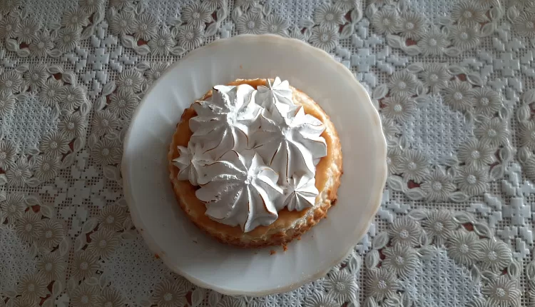 Лимонный тарт с итальянской меренгой