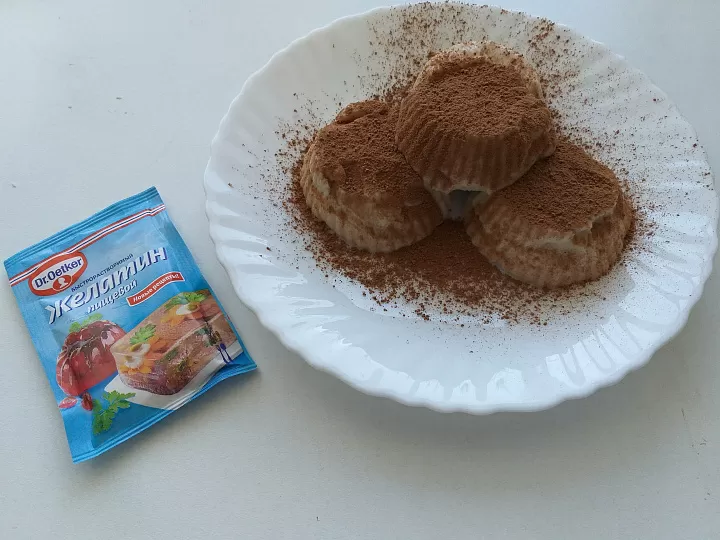 Панна-котта со вкусом топленого молока фото