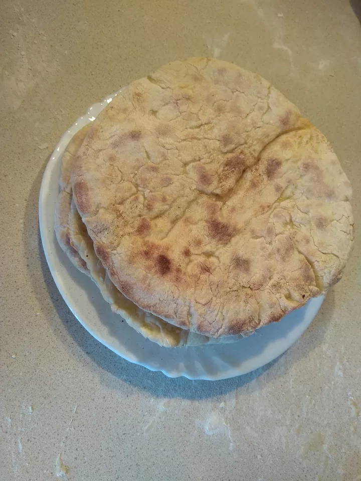 Лепешки на кефире фото