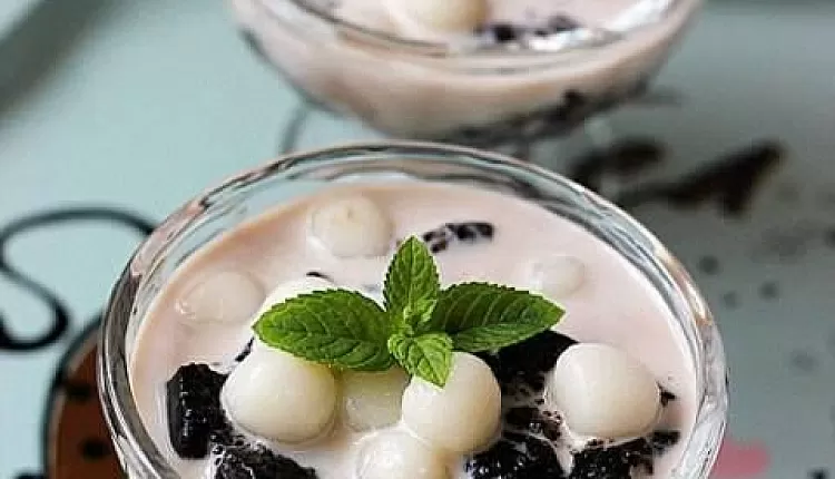 Каша с желе (ленивая овсянка)