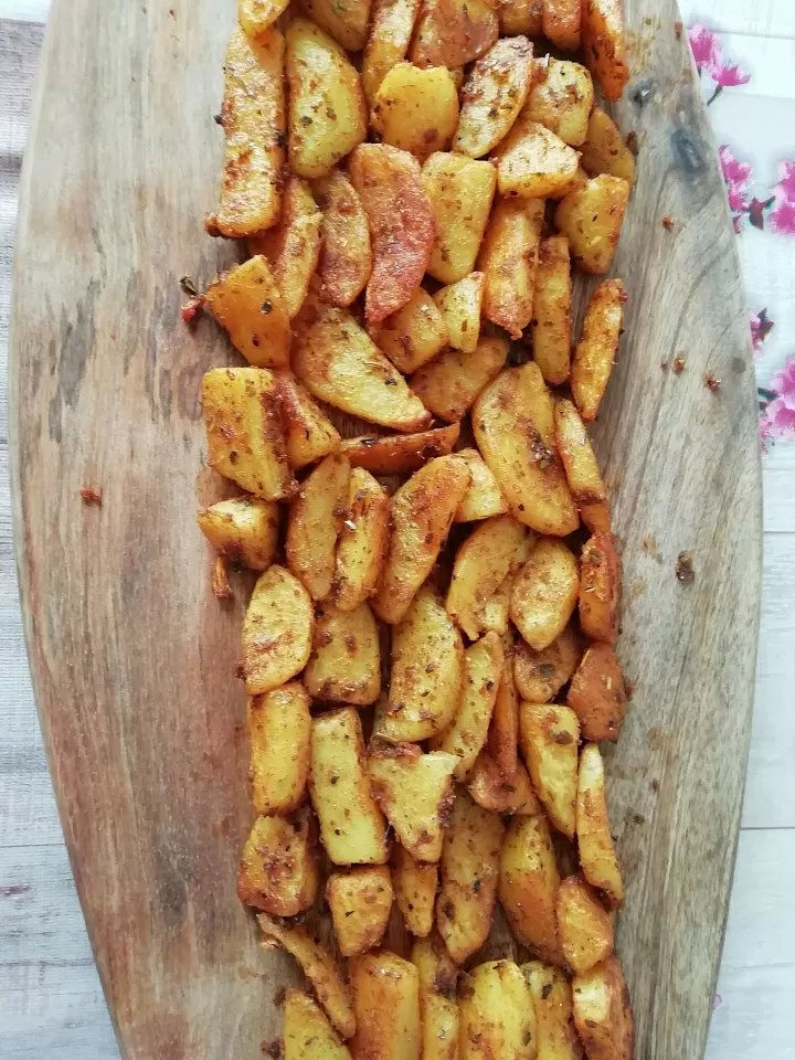 Картофель по-деревенски фото рецепта