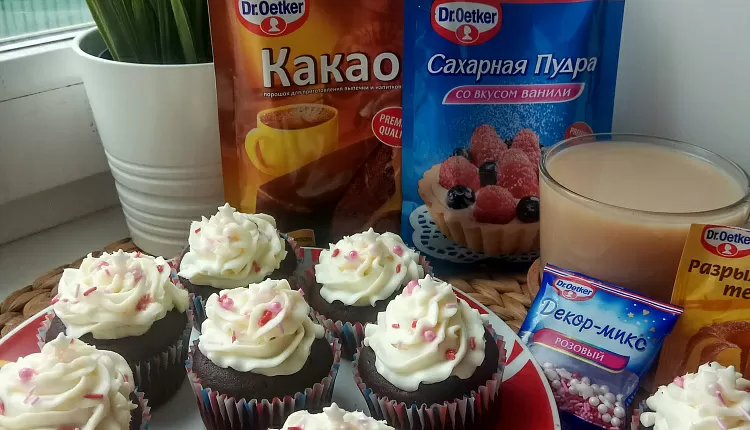 Шоколадные капкейки