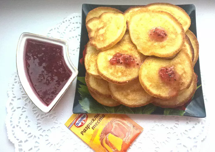 Пышные оладушки фото рецепта