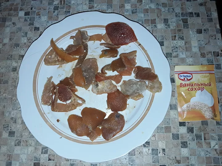 Цукаты из мандариновых корок  фото рецепта