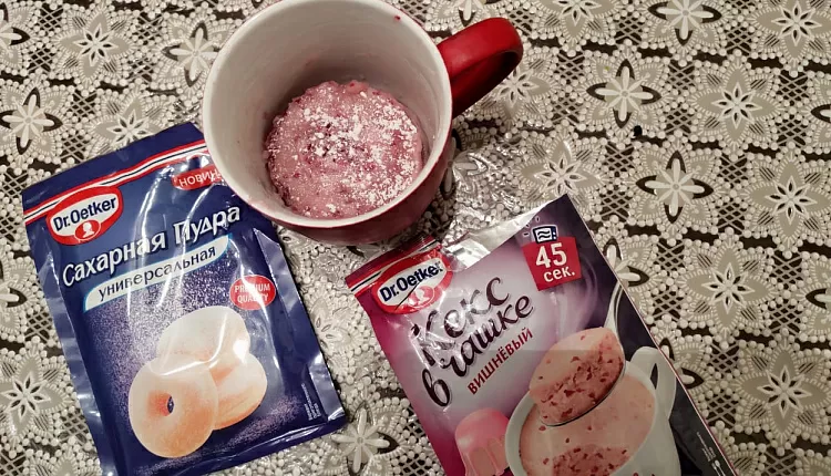 Кекс в чашке Dr.Bakers вишневый
