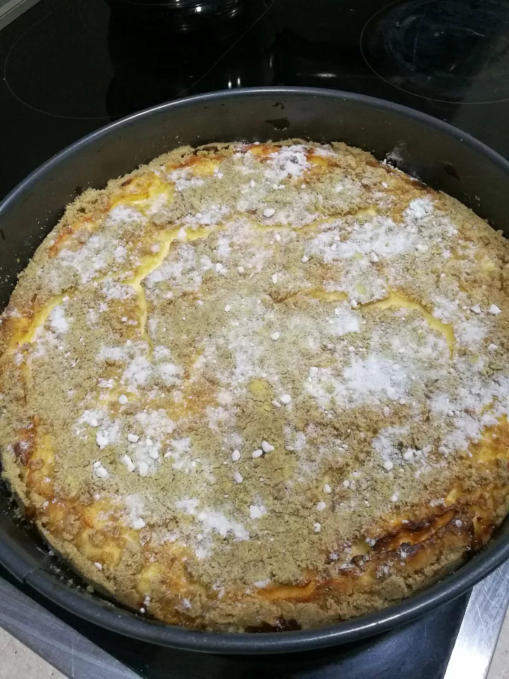 Творожный кекс с грушей фото