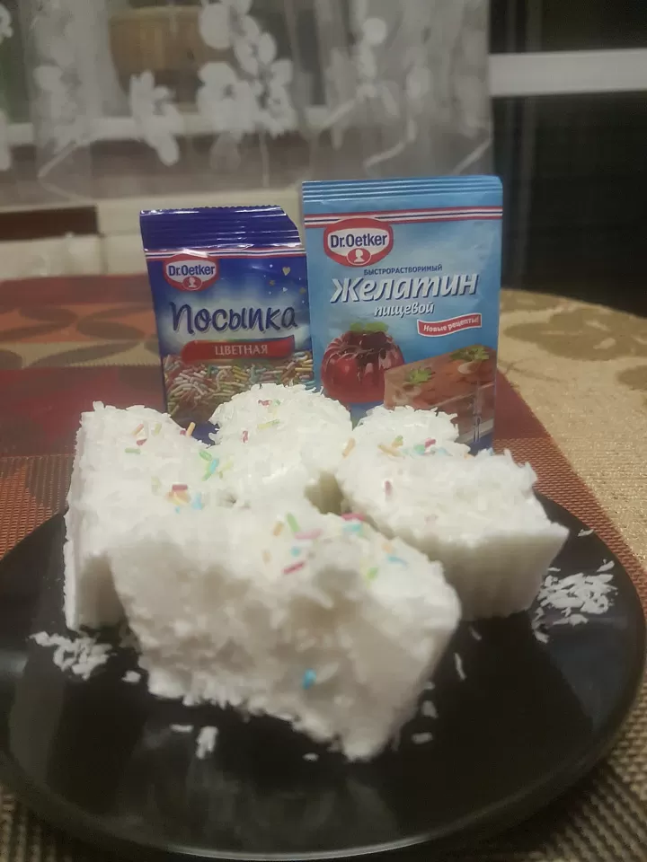 Кокосовый зефир фото