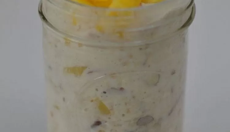 Каша с желе (ленивая овсянка)