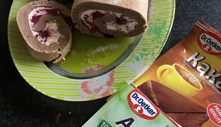 Шоколадный ПП рулет
