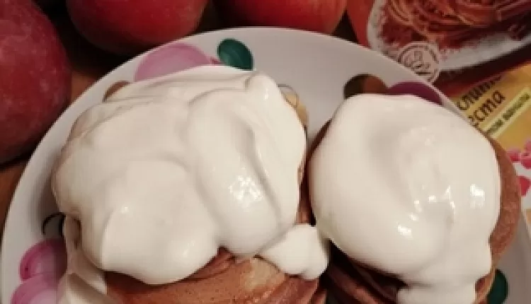 Яблочные оладушки
